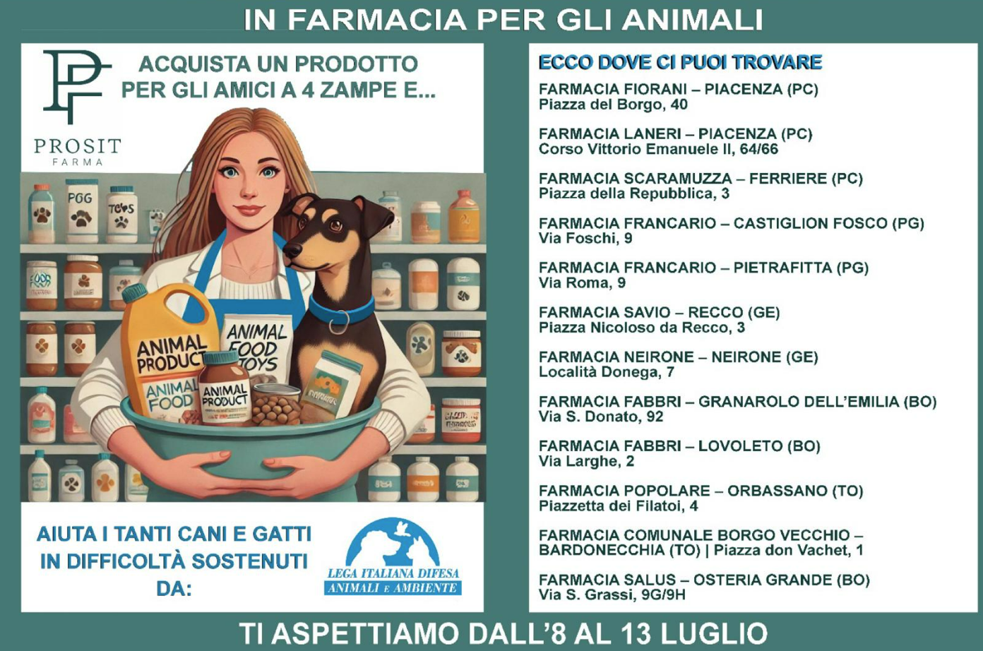 In Farmacia per gli animali